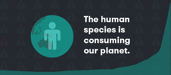 Outpacing Earth's carrying capacity